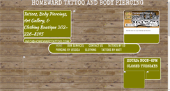 Desktop Screenshot of homewardtattoo.com